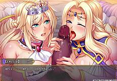 queen milf wife moans loudly getting creampied in hardcore anime hentai game