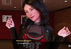 Girl Craves Intense Spanking in 3D Anime Hentai Game