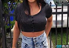 Sexy blonde getting fucked hard on the 305 bus!!