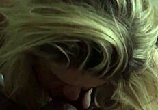 Hot Blonde Plays With Dick