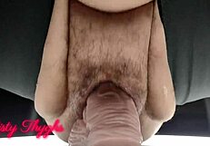 Stepmother with an amazing ass gives a very special massage with her big boobs and fuck the pussy
