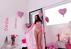 Avi Love takes huge cock deepthroat for intense POV facefuck throatpie