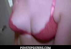 stepsisters valentina jewels and arietta adams feel the thrill in a taboo threesome with stepbrother after getting caught fucking