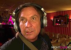 Check out this german slut with big tits in the nightclub?