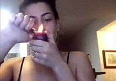 kat with huge tits chats about her busty curves