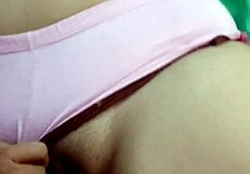 Latina Neighbor Films Her Pussy in Panties for Big Cock