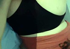 latina teen’s juicy ass in leggings getting sucked off, damn! 🔥