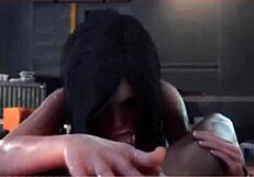 She takes it hard in this 3D anime hentai scene.