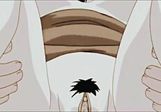 A student gets gang banged on a train and wears a bra with a evil curse in this anime porn