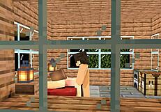 my crush called me over for steamy after-school minecraft doggystyle fun