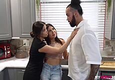 Sherrie Moon's Secretive Threesome With Stepdaughter