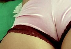 Latina Neighbor Films Her Pussy in Panties for Big Cock