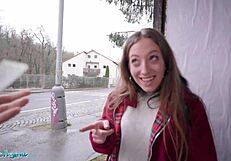 Public Agent Nails Spanish Punk Babe Venom Evil in Open Street Action