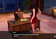 Fashionbusiness Exposes Pussy While Spreading Legs in 3D Cartoon Game Anime Hentai!