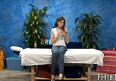 I relax with soothing massage sessions