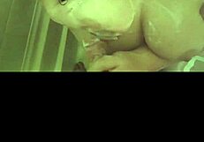 Kinkycouple69 indulges in titty fucking while masturbating and sucking cock