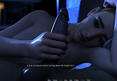 Watch her turn handjob into deepthroat blowjob, cum in mouth?