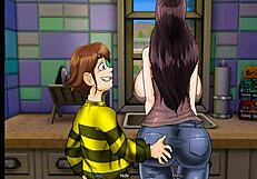 little 18+ milf charms with big tits