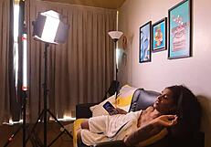 behind the scenes look at porn production with tattoos and big cocks