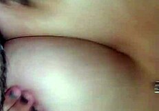 Big beautiful woman sucks and licks the tits and ass of an amateur man