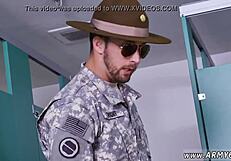 Navy men in nude medical exam feel intense emotions during anal encounters.