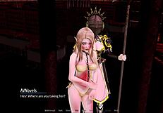 exploring the harem hotel in this game