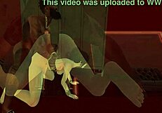 narrative of cute 3d anime characters in interracial hentai game