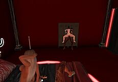 narrative of cute 3d anime characters in interracial hentai game