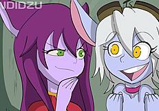 The 3 yordelis in cartoon furry anime adventure