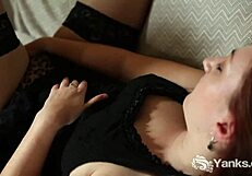 Pandora Blake’s sexy strap-on rubbing in high-definition solo action