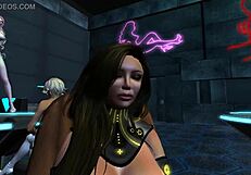 mera firelyte at kitty club with intergalactic sluts s2e5