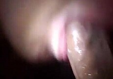 Big black cock cums hard after sloppy blowjob from a white hoe