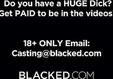 Blackedraw Tiny Gym Babe Anna Claire Takes Two BBCs