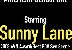 Slutty young 18+ student sunny lane gets her tiny 18+ twat noodled by asian