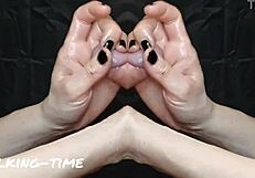 I milked that two-eyed two-horned flying purple cock until it shot semen everywhere.