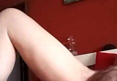 Gay Amateur Anal Dildo Close-Up