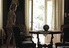 Alecia Fox has a great sex experience on the terrace