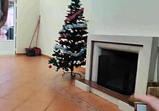 Maid With Glasses Takes Butt Plug And Vibrator For Intense Internal Cumshot.