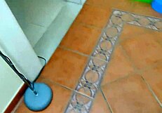 Maid With Glasses Takes Butt Plug And Vibrator For Intense Internal Cumshot.