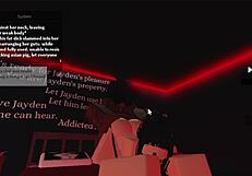 My wife gets pounded and gives a deepthroat to my BBC in Roblox
