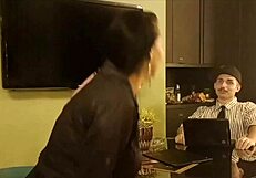 i got hired as a secretary and tasted a monster cock at work