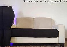 curvy pawg cleans her apartment in tight leggings showing off big ass