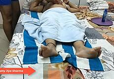 Jiya Bhabi Receives Full Body Massage from Hot Indian Boy