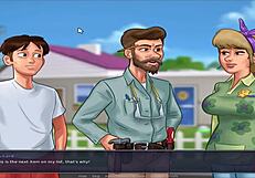 Visual novel with anime-style artwork and dating simulation gameplay