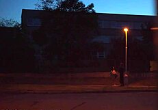 Deviante features a brunette student in a rough doggystyle scene.