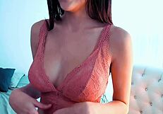 In the webcam chat, the cosplay slut in lingerie gets fucked hard by the horny viewer.