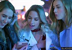 Interracial Prom Orgy with Heels, Missionary, and Creampie.