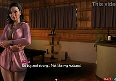 Horny massage with 3D animated porn videos
