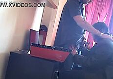 Office sex sucking the bosses big cock in public