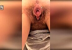 Wet Creamy Pussy Drips in Close-Up Homemade Clip. So Ready for Action!